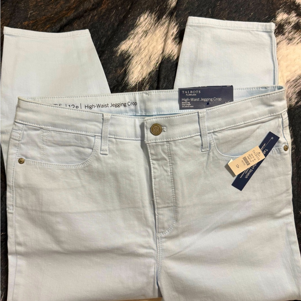 Talbots Flawless Women’s 12P Slimming High Waist Jegging Cropped- NWT